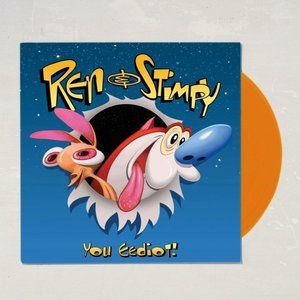 Ren And Stimpy You Eediot! Limited LP Orange Vinyl Record Album New